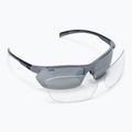 UVEX Sportstyle 114 rhino deep space mat/litemirror silver/litemirror orange/clear sunglasses S5309395416 7