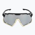 UVEX Sportstyle 228 black sand mat/mirror silver cycling glasses 53/2/067/2816 3