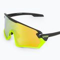 UVEX Sportstyle 231 black yellow mat/mirror yellow cycling goggles S5320652616 5