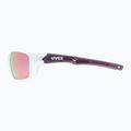 UVEX Sportstyle 232 P cycling glasses peacock prestige mat/polavision mirror pink S5330028330 6