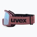 UVEX ski goggles Elemnt FM antique rose mat/mirror silver blue 55/0/640/3030 4