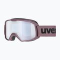 UVEX ski goggles Elemnt FM antique rose mat/mirror silver blue 55/0/640/3030 7