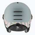 Children's ski helmet UVEX Rocket Visor Jr rhino/blush matt/mirror silver/lasergold lite 3