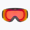 UVEX Downhill 2100 CV S2 ski goggles black shiny/mirror scarlet/colorvision orange 6