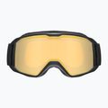 UVEX Elemnt FM ski goggles black matt/mirror green clear lasergold lite 2