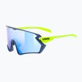 UVEX Sportstyle 231 2.0 blue yellow matt/mirror blue sunglasses