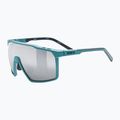 UVEX Mtn Perform S teal matt/mirror silver sunglasses