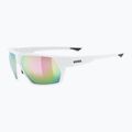 UVEX Sportstyle 238 white matt/mirror pink sunglasses