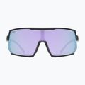 UVEX Sportstyle 235 black mat/mirror lavender sunglasses 2