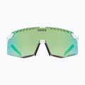 UVEX Pace Stage CV white matt/mirror green sunglasses 2