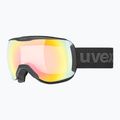 UVEX Downhill 2100 V ski goggles black matt/mirror rainbow clear