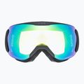 Ski goggles UVEX Downhill 2100 V black matt/mirror green clear 2