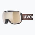 UVEX Downhill 2100 CV ski goggles black matt/mirror cooper green