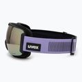 UVEX Downhill 2100 CV ski goggles black matt/mirror lavender green 4