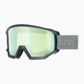Ski goggles UVEX Athletic CV black matt/mirror opal colorvision yellow