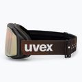 UVEX ski goggles Gravity FM black matt/mirror gold orange clear 4