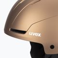 Ski helmet UVEX Stance brown/black matt 7