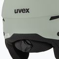 Ski helmet UVEX Instinct Visor oxid green matt/mirror silver/smoke 8