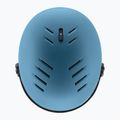 Ski helmet UVEX Wanted Visor stone blue matt/mirror blue/smoke 5