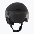 Ski helmet UVEX Wanted Visor Pro V black/silver matt