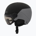 Ski helmet UVEX Wanted Visor Pro V black/silver matt 3