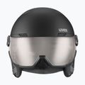 Ski helmet UVEX Wanted Visor Pro V black/silver matt 2