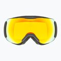 UVEX Downhill 2100 CV ski goggles black matt/mirror orange yellow 2