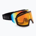 UVEX Evidnt Attract V ski goggles + case black matt/mirror rainbow clear
