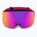 UVEX children's ski goggles Pwdr FM black matt/mirror pink green clear 2