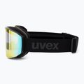 Ski goggles UVEX Evidnt Attract S V + case black matt/mirror rainbow clear 5