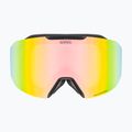 Ski goggles UVEX Evidnt Attract S V + case black matt/mirror rainbow clear 7