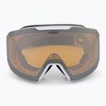 UVEX Evidnt Attract ski goggles + case white matt/mirror silver yellow clear 3