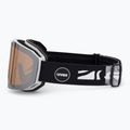 UVEX Evidnt Attract ski goggles + case white matt/mirror silver yellow clear 5