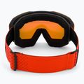UVEX Evidnt Attract ski goggles + case black matt/mirror red orange clear 4
