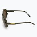 UVEX sunglasses Esntl Pina moss green matt/mirror gold 4