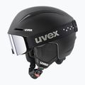 Children's ski helmet UVEX Viti Set + goggles Speedy Pro black matt/mirror green/yellow/clear