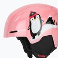 Children's ski helmet UVEX Viti Set + goggles Speedy Pro pink penguin/lasergold lite 7