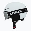 Children's ski helmet UVEX Viti Set + goggles Speedy Pro white matt/mirror silver/green/clear 3