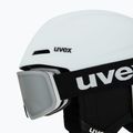 Children's ski helmet UVEX Viti Set + goggles Speedy Pro white matt/mirror silver/green/clear 7