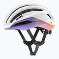 UVEX Surge Aero MIPS bike helmet white/lilac apricot matt 2