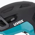 UVEX bike helmet React black/teal matt 8