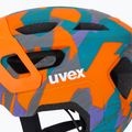 Children's bike helmet UVEX React Jr papaya camo matt 7