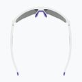 UVEX Axos Set white matt/mirror purple/clear sunglasses 5