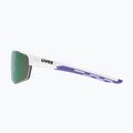 UVEX Axos Set white matt/mirror purple/clear sunglasses 6