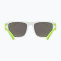 Children's sunglasses UVEX Rookie Jr white lime m./mirror green 2