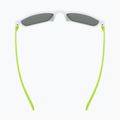 Children's sunglasses UVEX Rookie Jr white lime m./mirror green 4