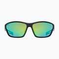 Sunglasses UVEX Sportstyle 806 black matt/mirror green 3