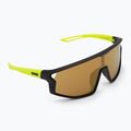 UVEX children's sunglasses Skyryse Jr black/yellow matt/mirror yellow
