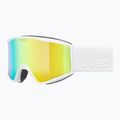 Ski goggles UVEX Blast FM S2 white matt/mirror green