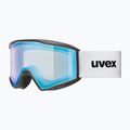 Ski goggles UVEX Blast FM black matt/mirror blue 5